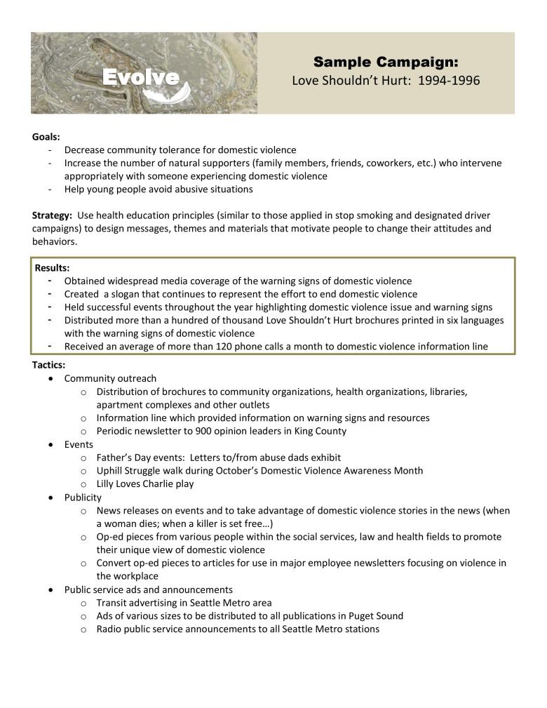 joyce glavish - sample campaign Love